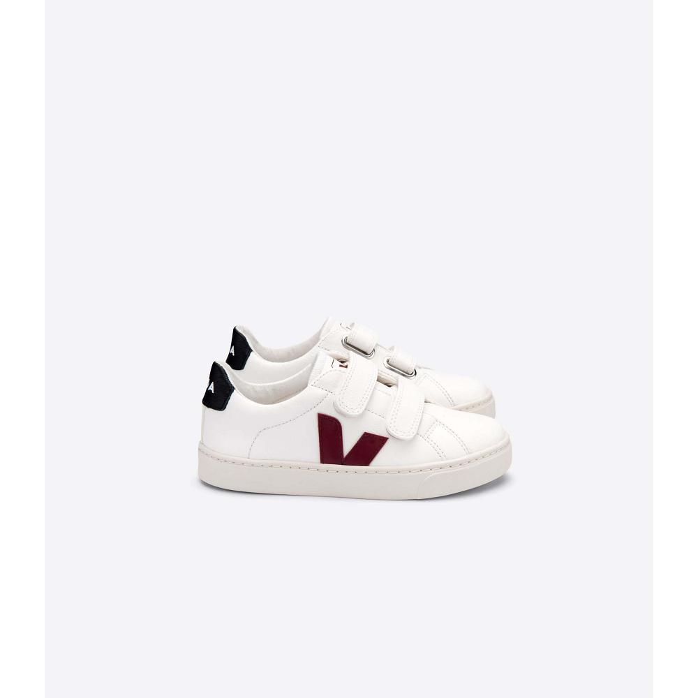 παπουτσια παιδικα Veja ESPLAR CHROMEFREE White/Black/Red | GR 727FDN